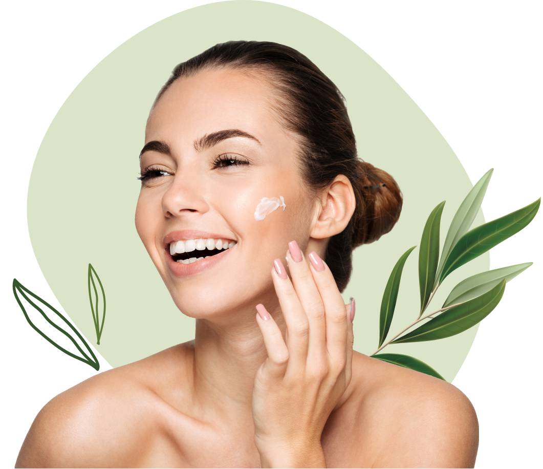 Womens skincare face