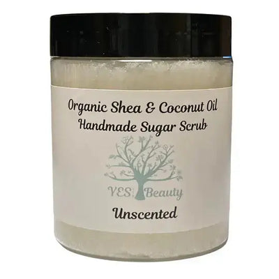 Indulge Your Skin with the Ultimate Handmade Sugar Body Scrub: Organic Shea Butter & Coconut Oil