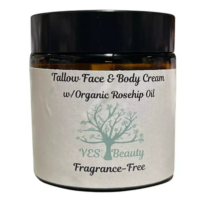 Ultra Tallow Face & Body Cream w/Organic Rosehip, Jojoba, Argan Oils 100% Pure!