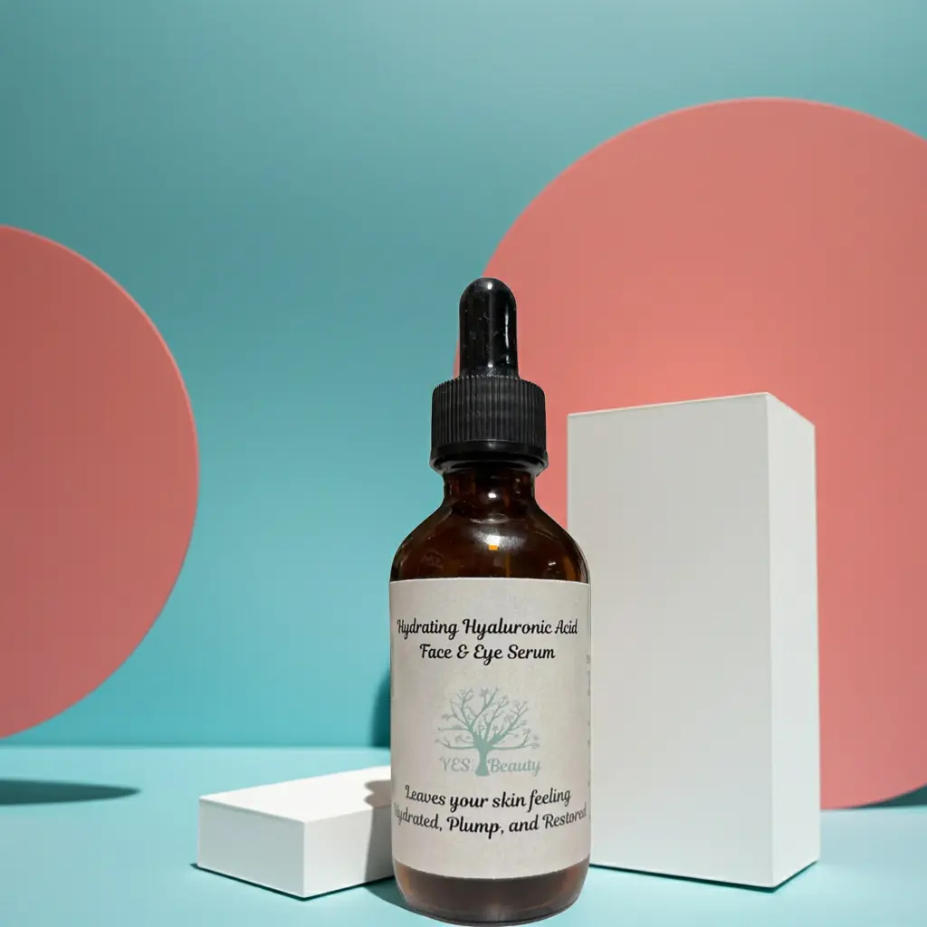 Hyaluronic Acid Serum Face & Eye w/Green Tea, Aloe, Cucumber Yes Beauty