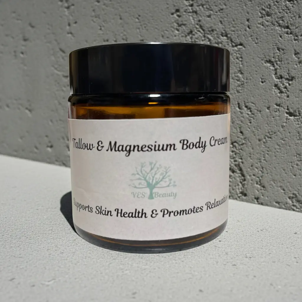 Tallow Body Cream w/& Magnesium | Supports Skin Health & Promotes Relaxation Yes Beauty
