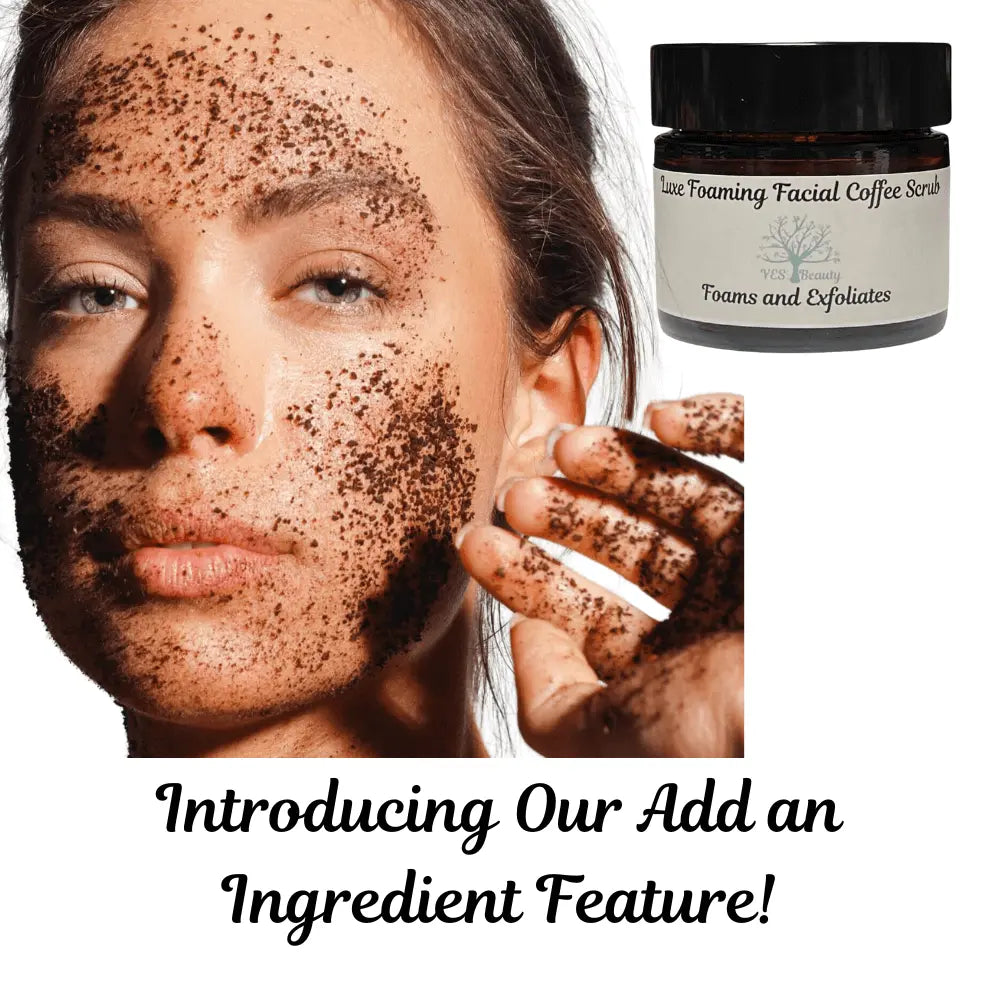 Foaming Coffee Facial Scrub Gentle Exfoliation for Smooth, Radiant Skin Yes Beauty