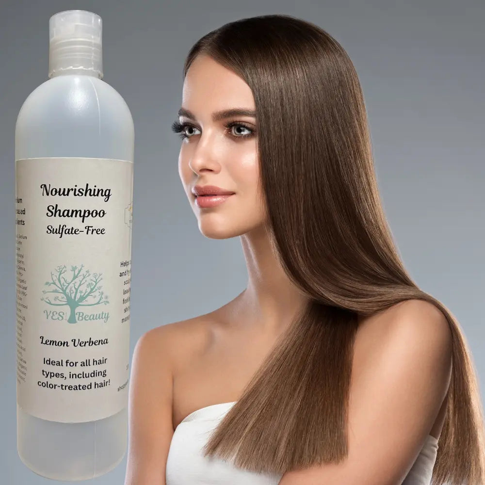 Nourishing Shampoo Sulfate-Free w/Hydrolyzed Quinoa Protein & Pro-Vitamin B5 - Choose Scent Yes Beauty