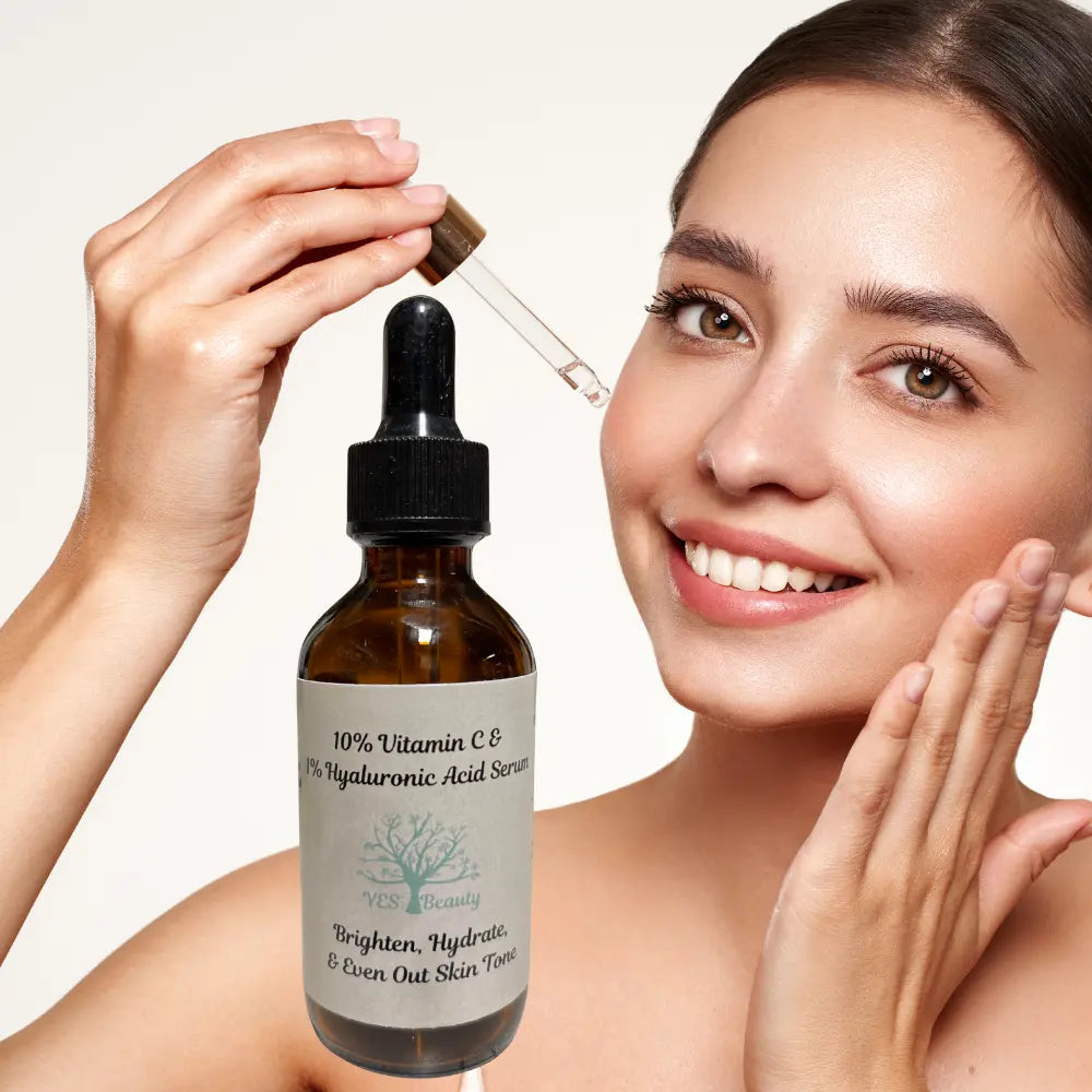 10% Vitamin C Face Serum w/ Hyaluronic Acid & Pro Vitamin B5 Yes Beauty