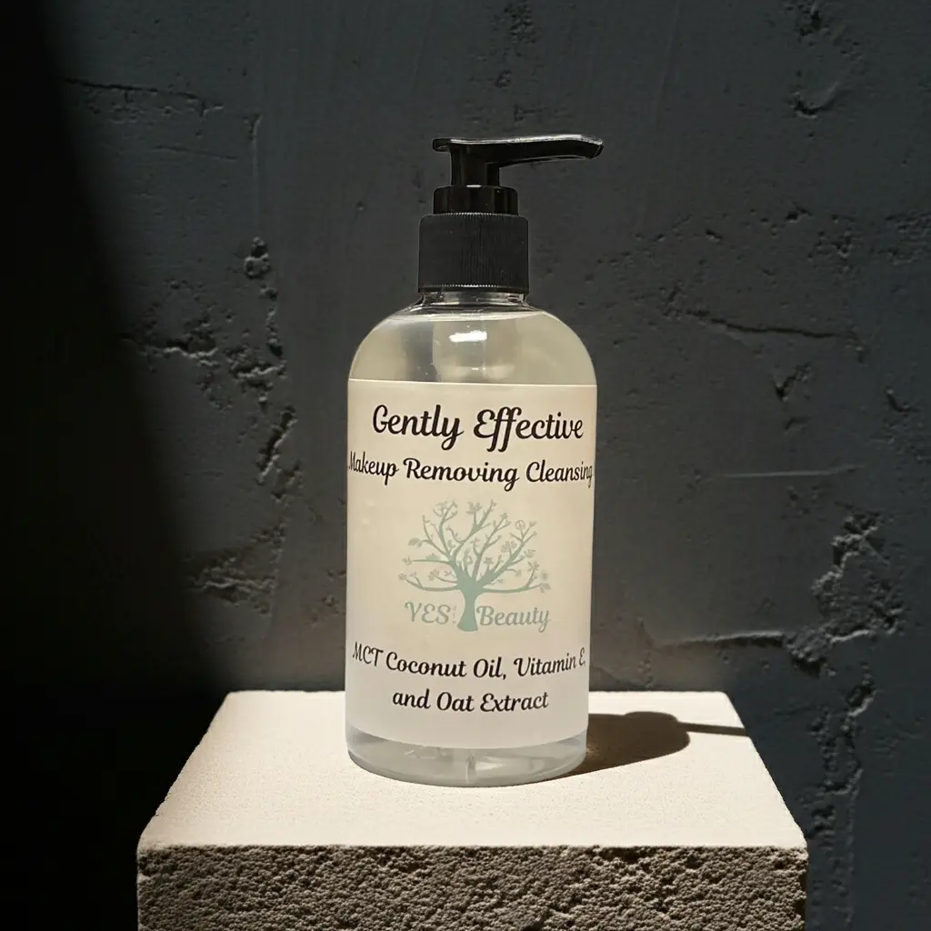 Makeup Remover & Cleansing Oil w/MCT Coconut Oil, Vitamin E, & Oat Extract - 9oz. Yes Beauty