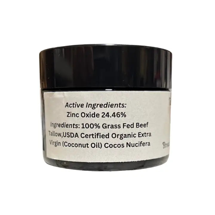 Tallow Mineral Sunscreen w/ Organic Coconut Oil Broad Spectrum SPF 30