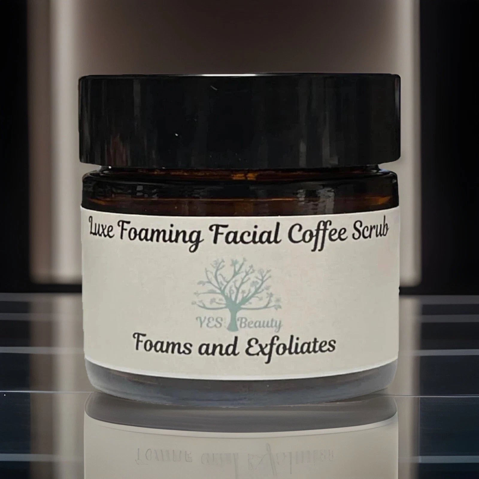 Foaming Coffee Facial Scrub Gentle Exfoliation for Smooth, Radiant Skin