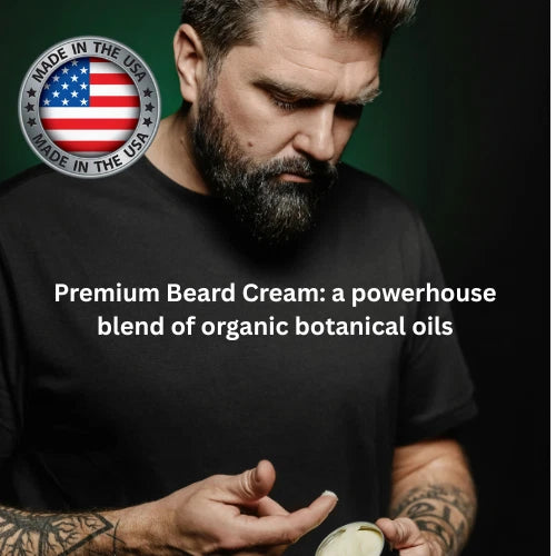 Premium Tallow Beard Cream | A Powerhouse Blend of Organic Botanical Oils